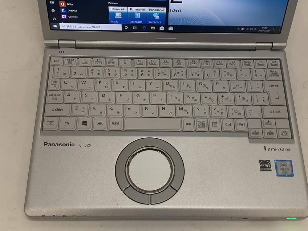Panasonic Let's note CF-SZ5 シルバー Let's note Panasonic Lets CF-SZ5 第6世代 Core i5 メモリ8GB